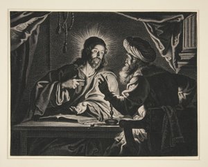 Christus und Nikodemus von Pieter de Jode II
