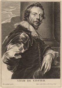 Adam de Coster von Pieter de Jode II after Sir Anthony van Dyck