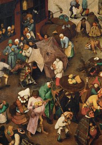 Kampf zwischen Karneval und Fasten