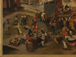 Dorffest mit Theatervorstellung und Prozession zu Ehren von St. Hubert und St. Antonius