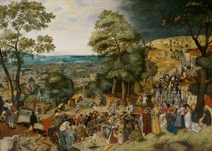 Christus trägt das Kreuz von Brueghel, Pieter, der Jüngere von Pieter the Younger Brueghel