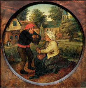 Nicht identifiziertes Sprichwort von Pieter the Younger Brueghel