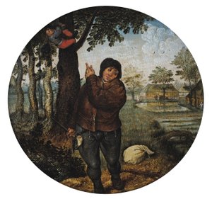Diebstahl des Vogelnests von Pieter Brueghel the Younger