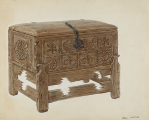 Casa en Mesita oder Truhe auf Ständer, um 1939
