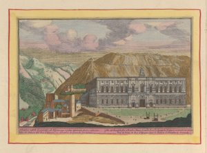 Ansicht des Palastes von Karl V. in Granada von Pieter van den Berge