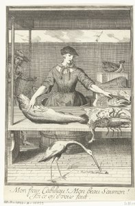 Fischverkäuferin von Pieter van den Berge