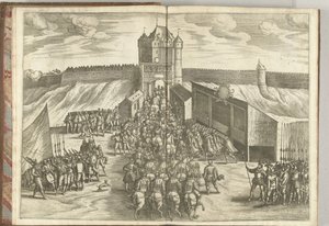 Einzug von Erzherzog Ernst bei einem Stadttor von Brüssel, 1594