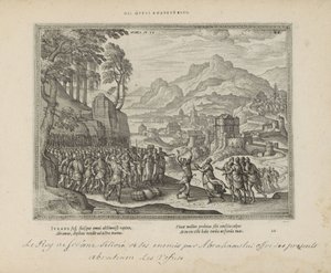 Abraham und der König von Sodom von Pieter van der Borcht (I)