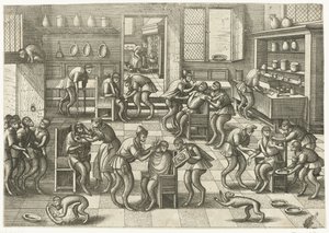 Barbier- und Chirurgenladen von Pieter van der Borcht (I)