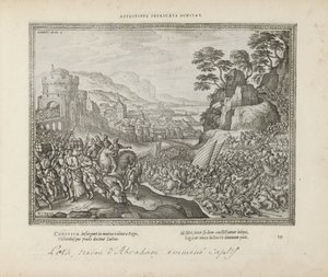 Lot wird aus Sodom weggeführt