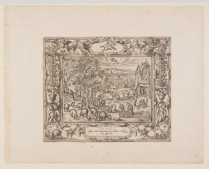November, aus Die zwölf Monate von Pieter van der Borcht