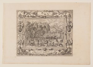 Oktober, aus Die zwölf Monate von Pieter van der Borcht