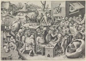 Keisnijder oder die Hexe von Mallegem von Pieter van der Heyden