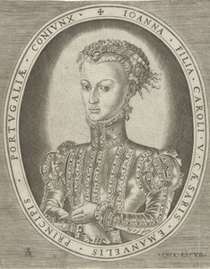Porträt von Johanna von Habsburg von Pieter van der Heyden