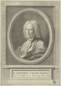 Porträt des Dichters Scipione Maffei, 1675-1755, ca. 1750 von Pietro Antonio Rotari