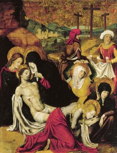Die Kreuzabnahme Christi, oder Pieta von Tanger, von Pietro Cavaro