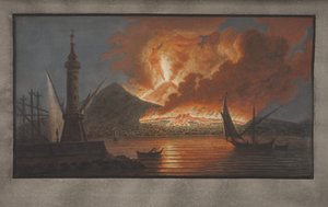 Tafel VI aus Campi Phlegraei: Beobachtungen der Vulkane der beiden Sizilien von William Hamilton, 1776