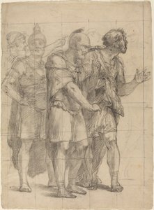 Vier stehende Krieger von Pietro Fancelli