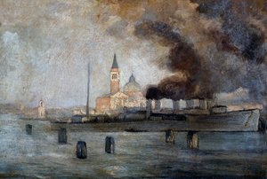 Kirche St. Justus in Venedig, von Pietro Fragiacomo von Pietro Fragiacomo