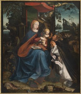 Madonna mit Kind und St. Peter Martyr von Pietro Grammorseo