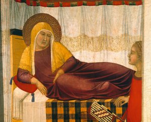 Triptychon der Geburt der Jungfrau Maria von Pietro Lorenzetti