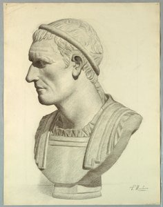 Büste eines römischen Senators (nach einem Gipsabdruck) von Pietro Montana