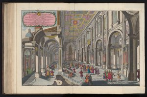 Blick ins Innere der Lateranbasilika in Rom