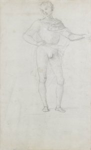 Studie für eine Figur in einer Anbetung der Könige von Pietro Perugino
