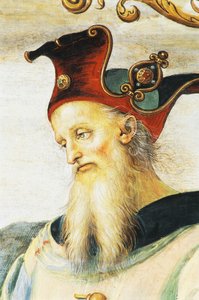Perikles, Fresko im Audienzsaal des Collegio del Cambio von Pietro Perugino
