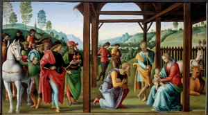 Die Anbetung der Könige von Pietro Perugino