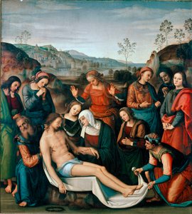 Die Kreuzabnahme oder Klage über den Tod Christi von Pietro Perugino