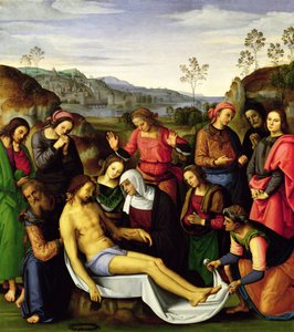 Die Beweinung Christi, 1495 von Pietro Perugino