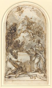 Die Apotheose des Heiligen Markus [recto und verso] von Pietro Roselli