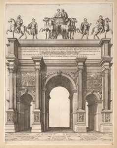 Bogen des Septimius Severus in Rom von Pietro Sante Bartoli