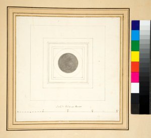 Plan der Säule des Antoninus Pius von Pietro Santi Bartoli