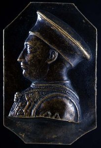 Plakette von Ludovico Gonzaga (1441-1478) (recto) von Pietro Tafano