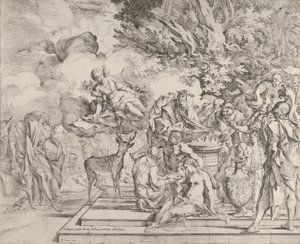 Das Opfer der Iphigenie von Pietro Testa