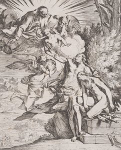 Das Opfer Isaaks durch seinen Vater Abraham