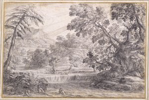 Bewaldete Flusslandschaft, ca. 1650