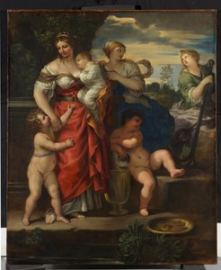 Glaube, Hoffnung und Liebe, ca. 1640 von Pietro da Cortona