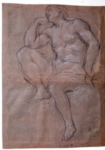 Junger Mann, Studie von Pietro da Cortona
