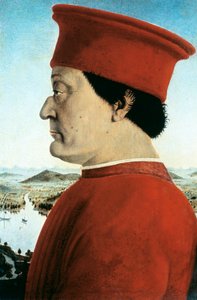 Porträt von Federico da Montefeltro, Herzog von Urbino von Pietro della Francesca