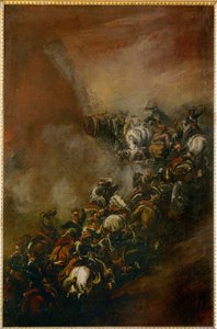 Angriff in der Schlucht von Somosierra von Piotr Michalowski