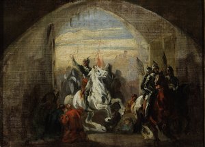 Einzug von Boleslaw dem Tapferen in Kiew von Piotr Michalowski
