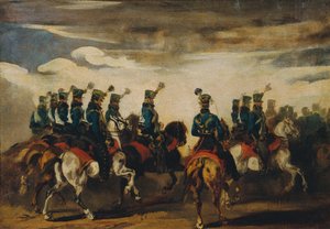Österreichische blaue Husaren