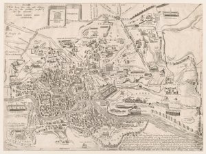 Speculum Romanae Magnificentiae: Plan des antiken Rom, 16. Jahrhundert