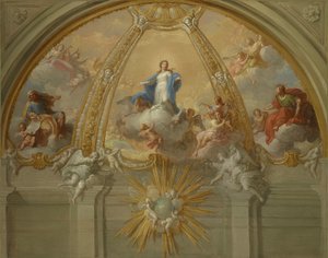 Unbefleckte Empfängnis, ca. 1730 von Placido Costanzi