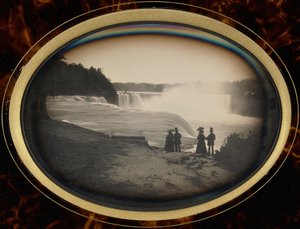 Szene an den Niagarafällen