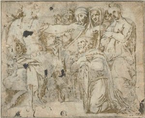 Die Familie des Darius vor Alexander von Polidoro da Caravaggio