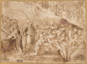 Die Beweinung Christi (recto und verso)